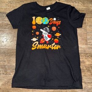100 days smarter space graphic tee - 6/8